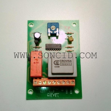 TEMPORIZADOR MEYEL, A LA CONEXION POR TENSION, 110-220V, 0-90 SEGUNDOS