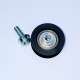 RUEDA MP D33x12 CON TORNILLERIA