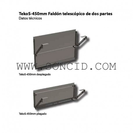 FALDON TELESCOPICO TK450 MED. ESPECIAL