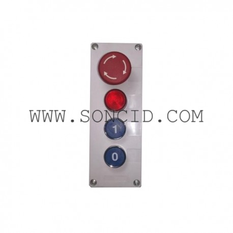 BOTONERA EC MONTAC. 2P+LUM+SETA-