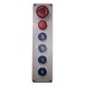 BOTONERA EC MONTAC. 4P+LUM+SETA-