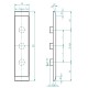 GUIADOR THYSSEN PATIN 150x30x7 2 TET