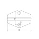 GUIADOR CABLE RIGIDO 8 mm. 80x60