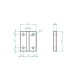 PASTILLAS CABLE RIGIDO 8 mm. (2 UDS)