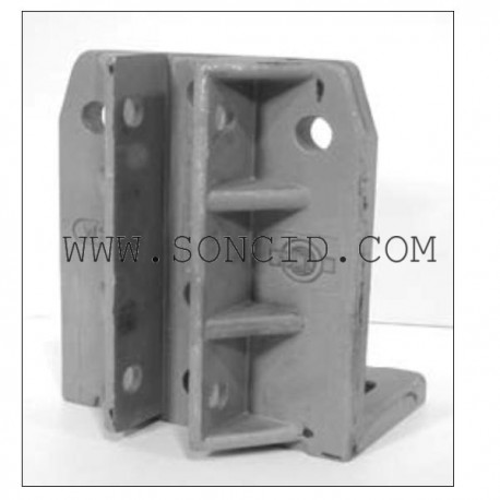 SOPORTE GUIADOR ALU 140 mm. SUPERIOR