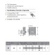 CERRADURA PUERTA CUARTO  MAQUINAS URKO 38/60 DCH