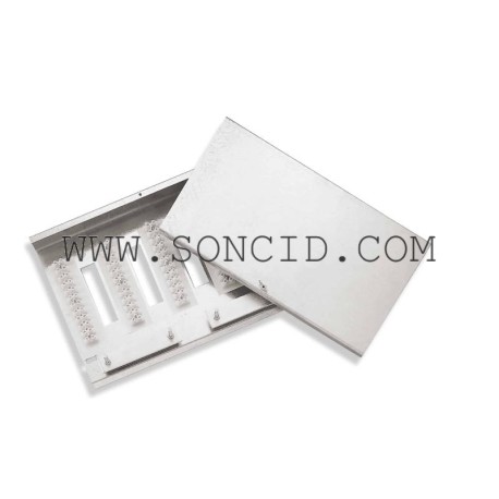 CAJA EMPALMES METALICA C/ REGLETA 60 CONEX.