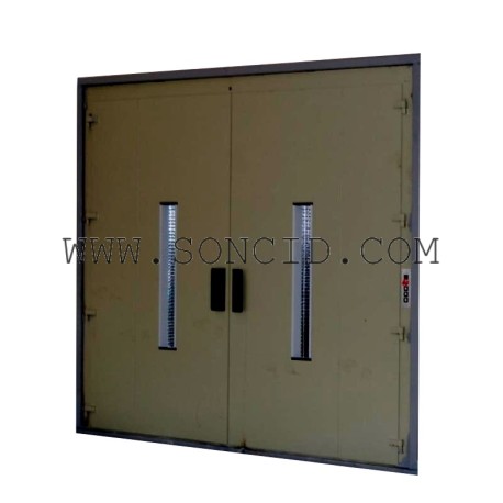 PUERTA FONHER MONTACARGAS REFORZADA 2 HOJAS