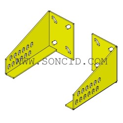 CONJUNTO 2 FIJACIONES GUIA HDP L 260 mm.- 