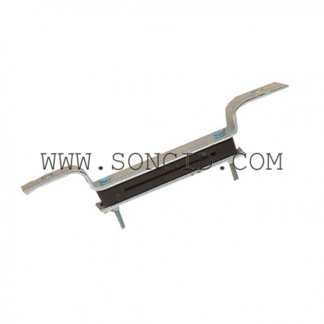 SOPORTE MANGUERA PLANA PARED METALICO-